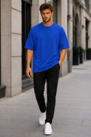 Reichstadt Herren Relaxed Fit Kurzarmshirt 24RS058 Blue XXL