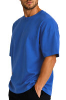 Reichstadt Herren Relaxed Fit Kurzarmshirt 24RS058 Blue XXL
