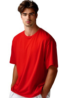 Herren Oversized T-Shirt 24RS058 Red M