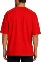 Reichstadt Herren Relaxed Fit Kurzarmshirt 24RS058 Red XXL