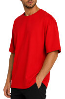 Reichstadt Herren Relaxed Fit Kurzarmshirt 24RS058 Red XXL