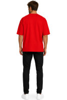Reichstadt Herren Relaxed Fit Kurzarmshirt 24RS058 Red XXL