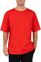 Relaxed Fit T-Shirt Herren Rundhalsausschnitt 24RS058 Red XXL