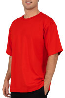 Relaxed Fit T-Shirt Herren Rundhalsausschnitt 24RS058 Red XXL