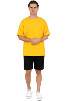 Relaxed Fit T-Shirt Herren Rundhalsausschnitt 24RS058 Yellow S