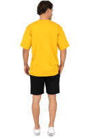 Relaxed Fit T-Shirt Herren Rundhalsausschnitt 24RS058 Yellow S