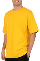 Relaxed Fit T-Shirt Herren Rundhalsausschnitt 24RS058 Yellow L