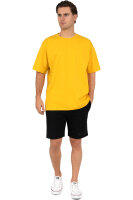 Relaxed Fit T-Shirt Herren Rundhalsausschnitt 24RS058 Yellow XL