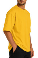 Reichstadt Herren Relaxed Fit Kurzarmshirt 24RS058 Yellow XXL