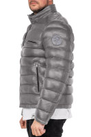 Regular Fit Jacke Herren Echtleder 19RS016 Grey XS