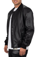 Reichstadt Herren Echtleder Bomberjacke 24RS052 Black S