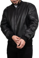 Reichstadt Herren Echtleder Bomberjacke 24RS052 Black M