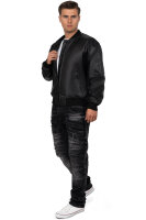 Reichstadt Herren Regular Fit Echtleder Lederjacke  24RS052 Black 3XL