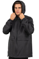 Relaxed Fit Allwetter Windbreaker Herren Ohne Waschung  24RS053 Black XXL