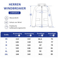 Reichstadt Herren Relaxed Fit &Uuml;bergangsjacke Windbreaker  24RS053 Navy M
