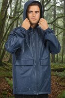 Relaxed Fit Allwetter Windbreaker Herren Ohne Waschung  24RS053 Navy M