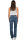 Wide Leg Damen Jeans 25RSW062 Blau S