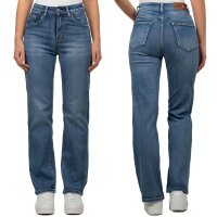 Weit Jeans Damen Nieten 25RSW062 Blue M