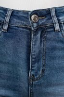 Reichstadt Damen Weit Hose Mid Waist 25RSW062 Blue XL