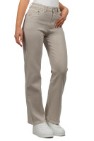 Wide Leg Damen Jeans 25RSW062 Beige S