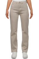 Weit Jeans Damen Nieten 25RSW062 Beige L
