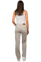 Weit Jeans Damen Nieten 25RSW062 Beige XL