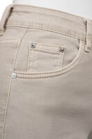 Wide Leg Damen Jeans 25RSW062 Beige XL