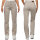 Weit Jeans Damen Nieten 25RSW062 Beige XXL