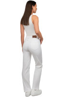 Wide Leg Damen Jeans 25RSW062 Wei&szlig; L