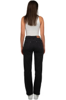 Wide Leg Damen Jeans 25RSW062 Schwarz L