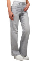 Wide Leg Damen Jeans 25RSW063 Grau S