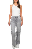 Wide Leg Damen Jeans 25RSW063 Grau S