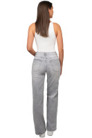 Wide Leg Damen Jeans 25RSW063 Grau S