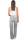 Wide Leg Damen Jeans 25RSW063 Grau S