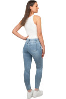 Reichstadt Damen Skinny Fit Jeans Mid Waist 25RSW065 Blue M