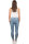 Reichstadt Damen Skinny Fit Jeans Mid Waist 25RSW065 Blue M
