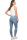 Skinny Fit Damen Jeans 25RSW065 Blau XL