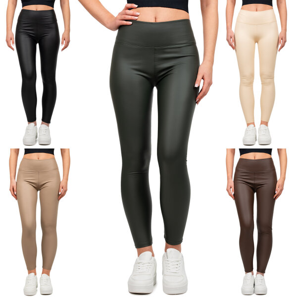 Skinny Fit Hose Damen High Waist 25RSW066