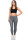 Reichstadt Damen Skinny Fit Hose High Waist 25RSW066