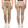 Skinny Fit Hose Damen High Waist 25RSW066 Taupe L/XL