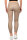 Skinny Fit Hose Damen High Waist 25RSW066 Taupe L/XL