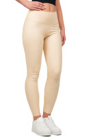 Skinny Fit Hose Damen High Waist 25RSW066 Light Beige S/M