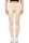 Skinny Fit Hose Damen High Waist 25RSW066 Light Beige S/M