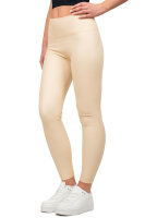 Reichstadt Damen Skinny Fit Hose High Waist 25RSW066 Light Beige L/XL