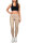 Reichstadt Damen Skinny Fit Hose High Waist 25RSW066 Beige S/M