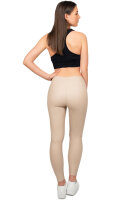Skinny Fit Hose Damen High Waist 25RSW066 Beige L/XL