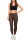 Reichstadt Damen Skinny Fit Hose High Waist 25RSW066 Dark Brown S/M