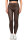 Skinny Fit Hose Damen High Waist 25RSW066 Dark Brown S/M