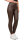 Skinny Fit Hose Damen High Waist 25RSW066 Dark Brown S/M