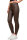 Skinny Fit Hose Damen High Waist 25RSW066 Dark Brown L/XL